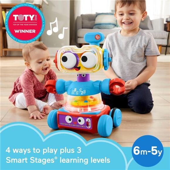 Baby Toddler & Preschool Toy, 4-in-1 Learning Bot with Music Lights & Smart - Picture 2 of 7